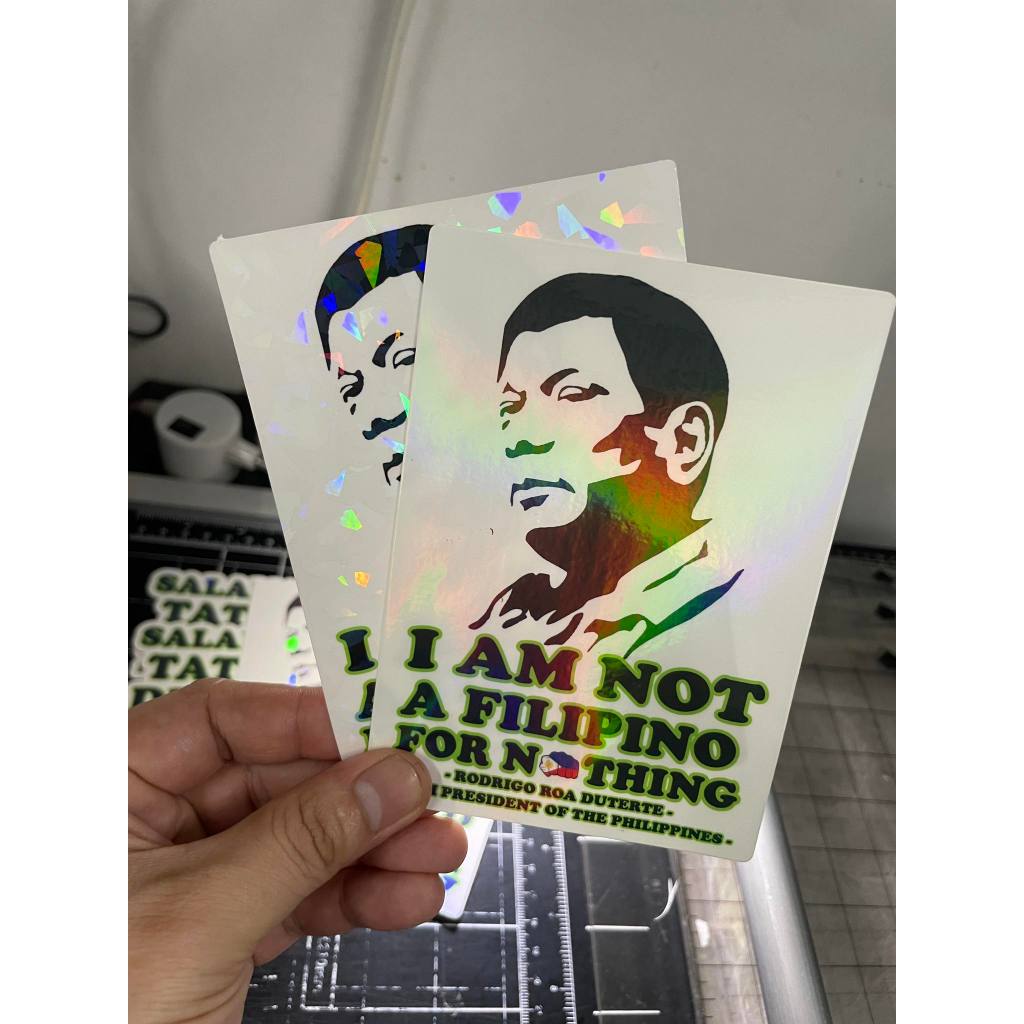 Du30 sticker BUY 1 TAKE 1 of PREMIUM QUALITY STICKER (waterproof scratch proof hindi kumukupas) — view 2