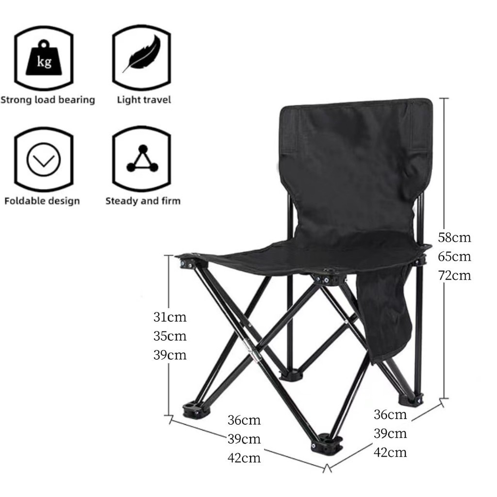 Camping Foldable Chair Buy 1 Take 1 Heavy Duty Arm Chair Outdoor and Indoor Use Folding Chair - Image 5