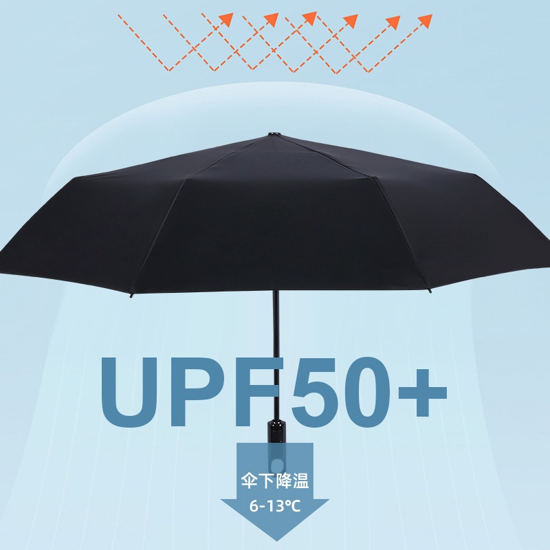 JNK #FK101 Automatic Umbrella UPF 50+ UV Protection Sturdy Windproof Umbrella - Image 2