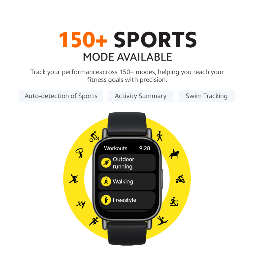 [1 Year Warranty] Xiaomi Redmi Watch 5 Lite 1.96 "AMOLED Display GPS Noise Cancellation Call GNSS - Image 4