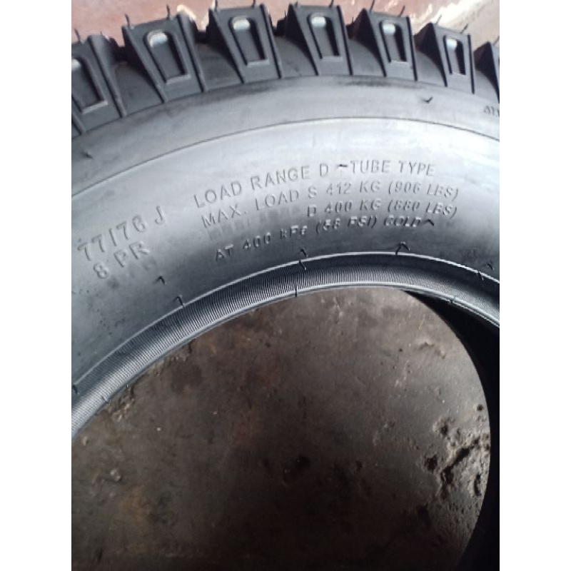 450-12 (4.50-12) LEO RANGER 8 PLY TUBETYPE FOR MULTICAB/RUSI CHARIOT ...