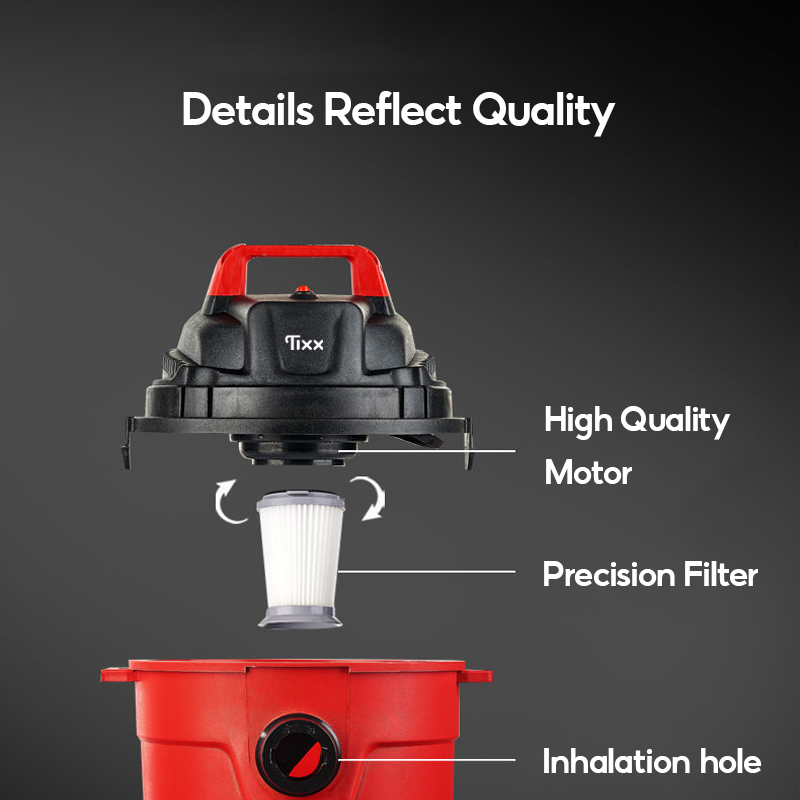 Tixx 18000Pa Vacuum Cleaner for Home Wet and Dry Blow 3 In 1 Dust Mite for Bed Sofa Car Floor 15/18L - Image 8