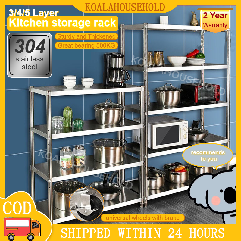 Multi-Layer Kitchen Organizer Rack (3 to 5 Tiers)