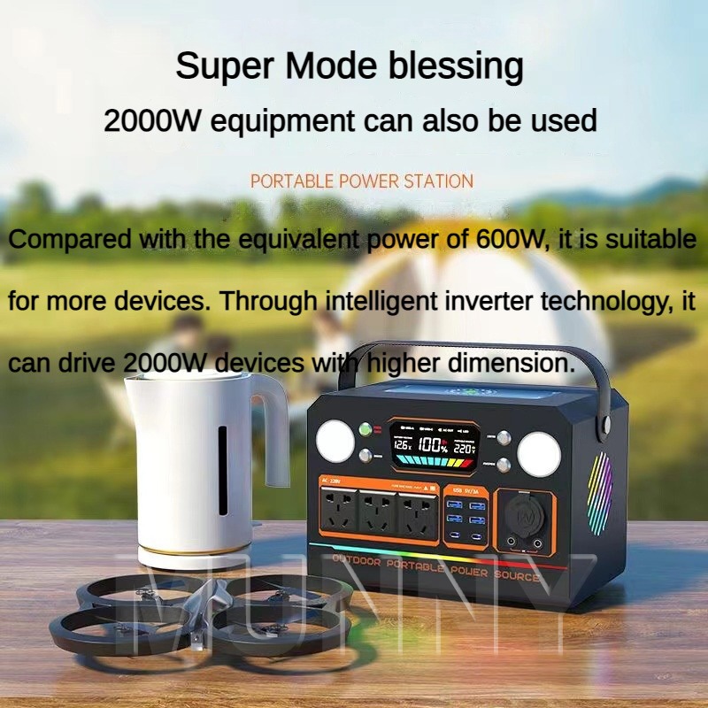 SOLAR POWER STATION 100W-300W generator Multi-Function Portable Big Capacity - Image 4