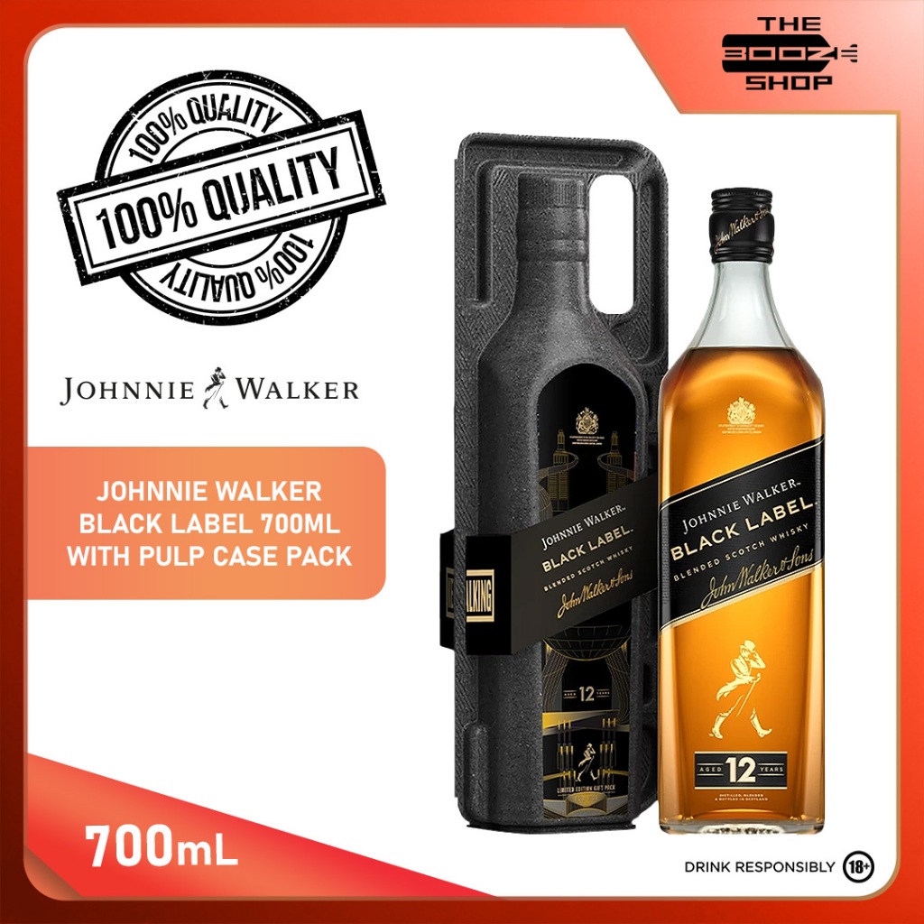 3-1649 Johnnie Walker Black Label 2本セット Johnnie Walker Black Label Blended Scotch Whisky Gift Set