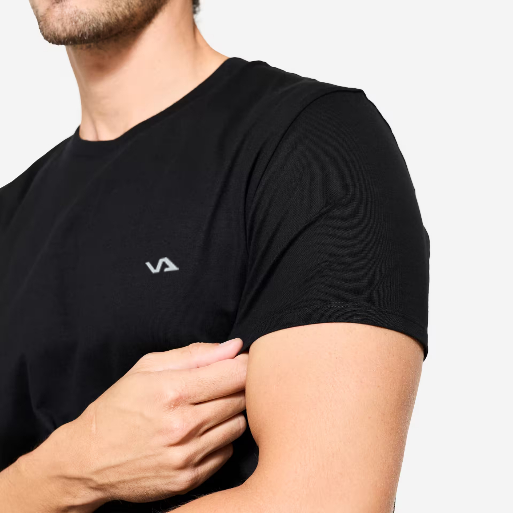 Vadima Men's round neck shirt unisex sports Breathable Gym Basketball training Compression T-Shirt — view 4