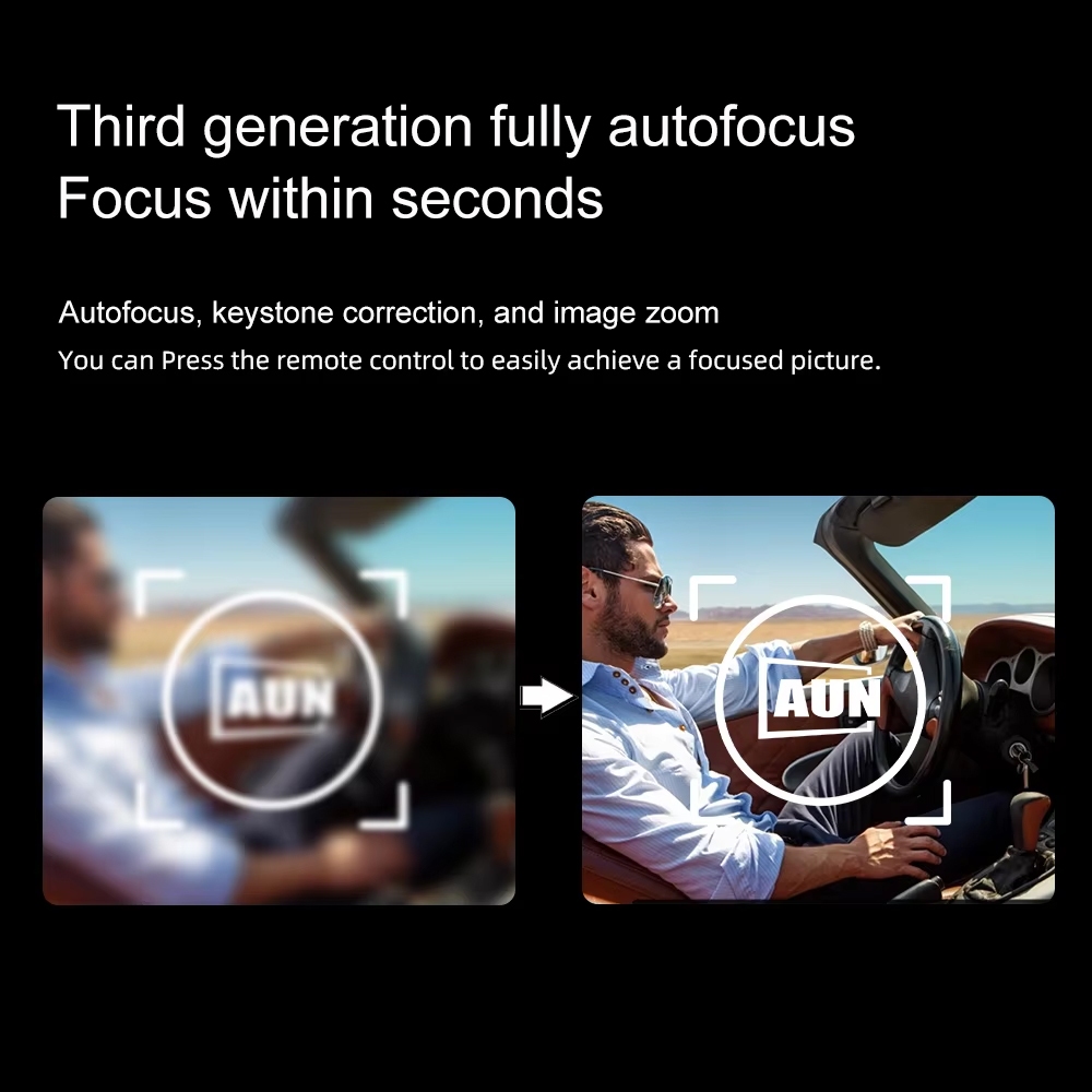 【Super Bright】TOP 14500 lumen 4K portable mini projector for phone and laptop bluetooth classroom - Image 5