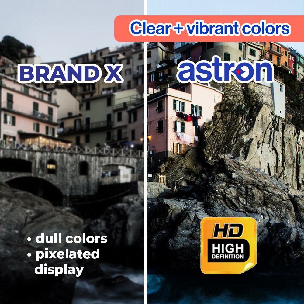 Astron LED3277 32 Inch Smart TV | Full HD | Netflix & Youtube | Screen-Mirroring | WIFI + LAN - Image 2