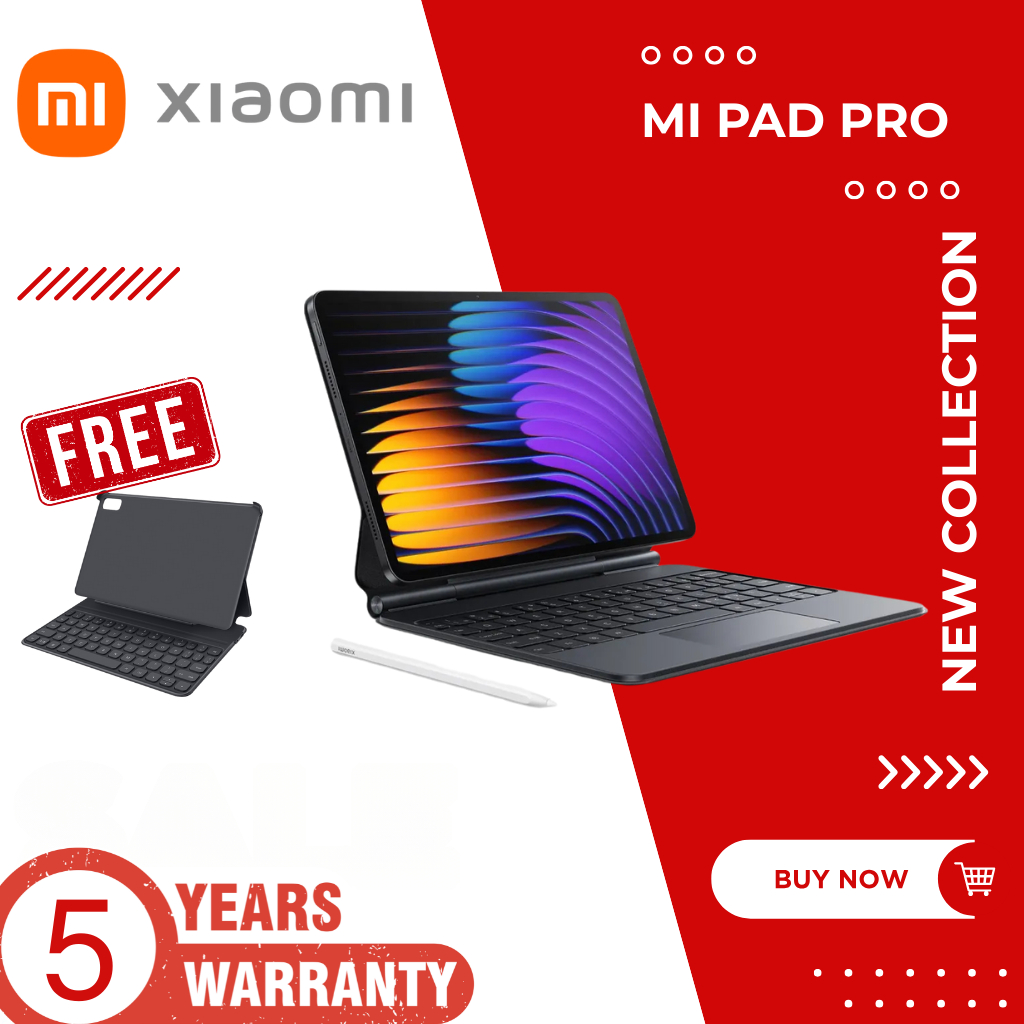 𝘟𝘐𝘈𝘖𝘔𝘐 Mi PAD PRO Tablet 16GB RAM+512GB ROM 10.5 Inch Tablet Android With Pen 4G LTE Dual SIM Card