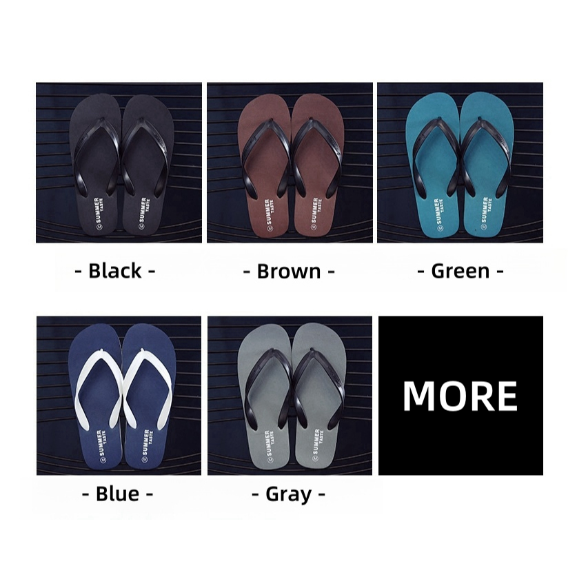 New men's outdoor summer fashion wear personality Korean style beach flip flops — view 7