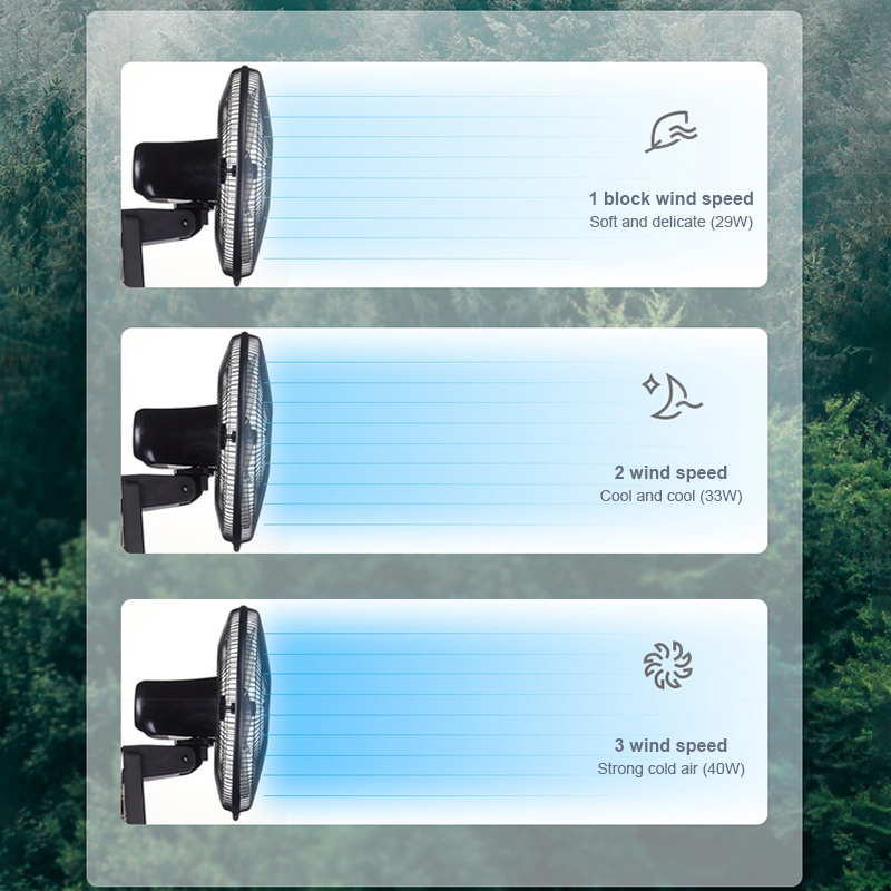 Gold Star Powerful Electric Fan Wall Fan Multifuction Stand Fan Energy Saving - Image 5