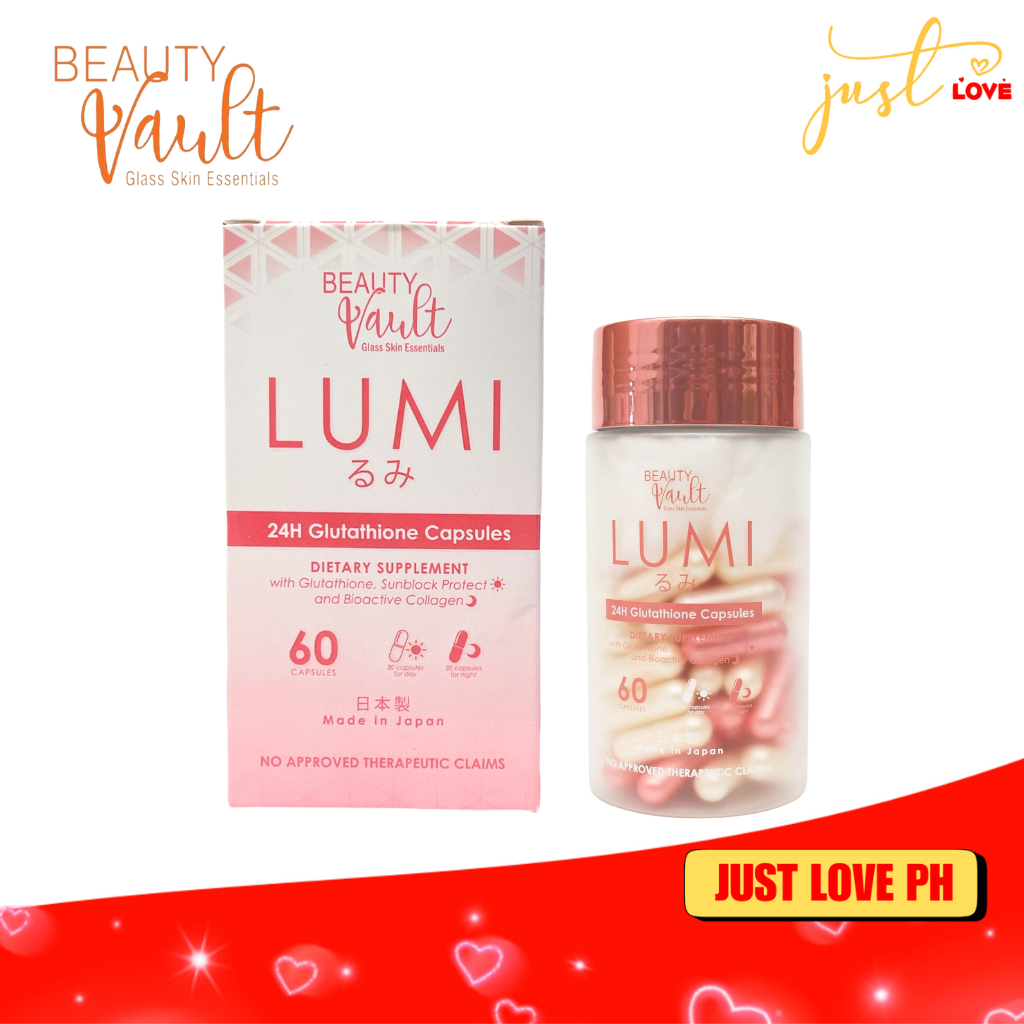 lumi 24h glutathione capsules lumi glutathione philippines LUMI 24H Glutathione 60 Capsules