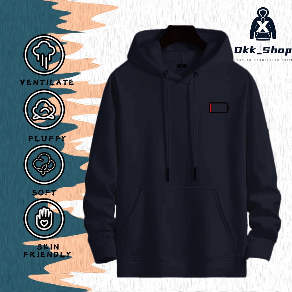 Okk_Hoodie jacket for men Not enough power design Korean style jacket unisex jacket for men&women - Image 3