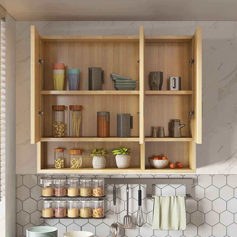 Wall Cabinets Hanging Kitchen Cabinets Wooden Cabinets Bathroom Cabinets Framed Kitchen StorageRacks - Image 3