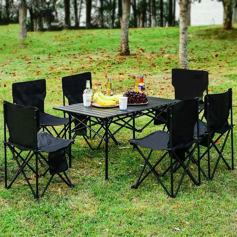 Foldable Camping Chair and Table Set with Carrying Bag Portable Equipment for Camping/Picnic/Outdoor - Image 6