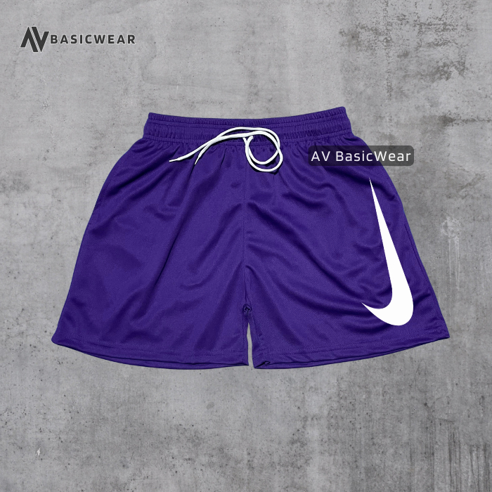 "SwooshBigCheck" Drifit Short for Men Breathable Above The Knee Fashionable Casual Short - Image 5