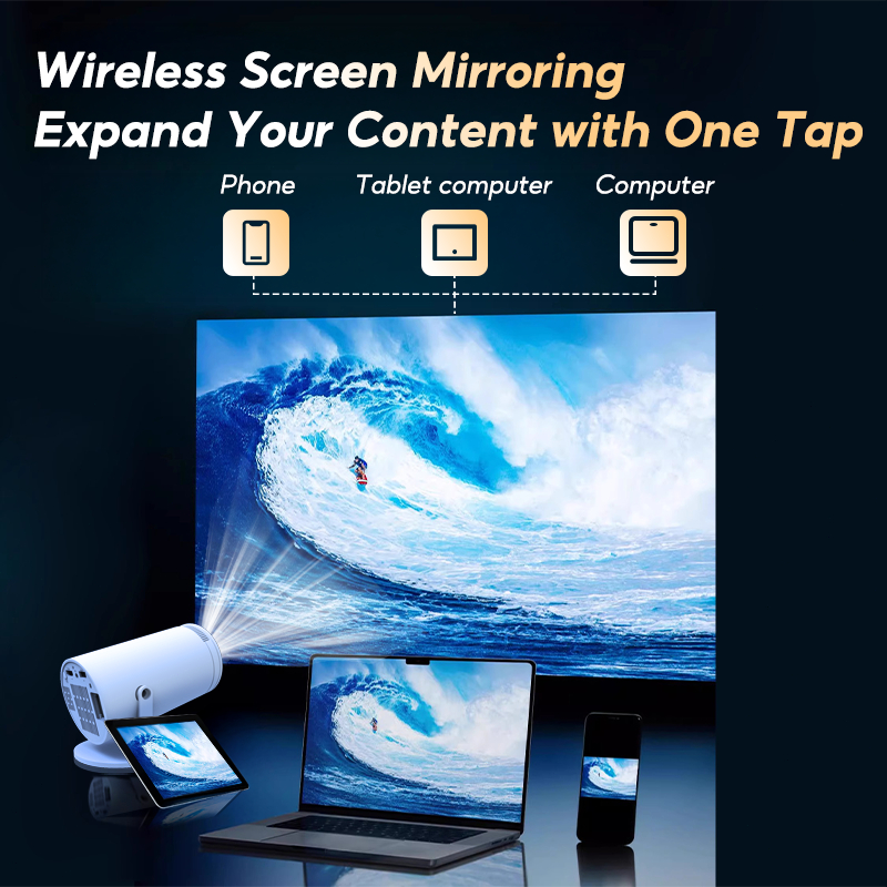 MODOFO Projector HY300/H713 Android 4k Projectors Portable Mini Projector HD WIFI With bluetooth - Image 6