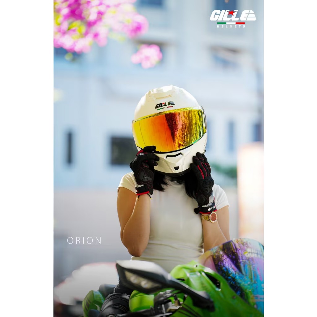 【GILLE】Modular Mech Style Streamline Shell Futuristic Riding Identity Helmet Full Face Dual Visor - Image 5