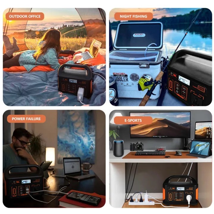 220V 150w Power Station Solar Portable Fast Charging Solar Generator Outdoor Camping Power Bank - Image 3