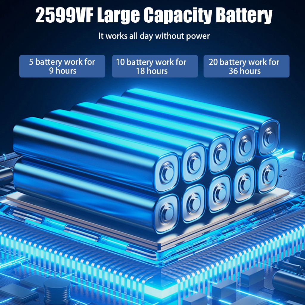 8 Inch Cordless Electric Fan Portable Fan High Power Outdoor Fan Adjustable Lithium Low Noise Fan - Image 4