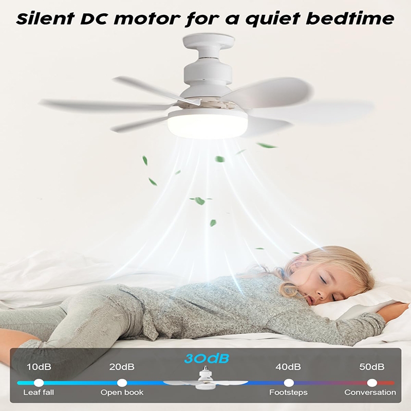 Fandis quiet Ceiling Fan With LED Light With Remote Control 6 Blades 30W40W - Image 3