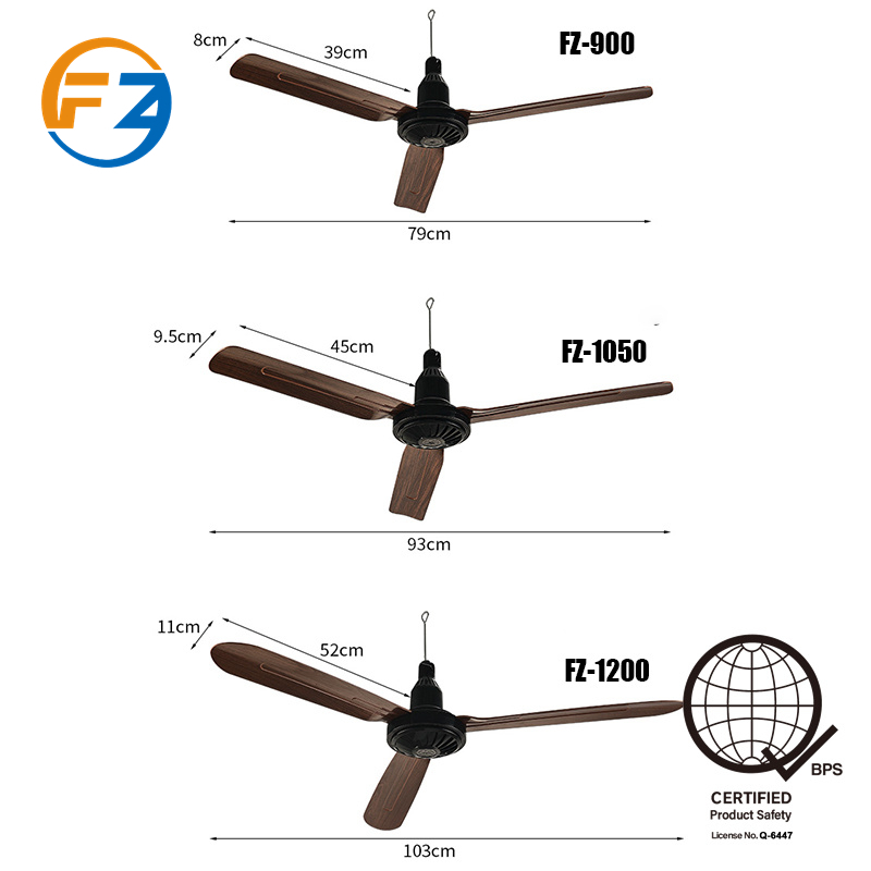 FZ Big Ceiling Fan 5 blades Portable Ceiling fan Wall Fan Portable Ceiling Fan Big Fan - Image 8