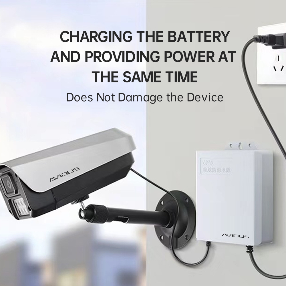 AVIDUS 12V 1.5A 6000mAh Mini UPS Battery Backup for WiFi Router Modem and CCTV Camera Power Supply - Image 4