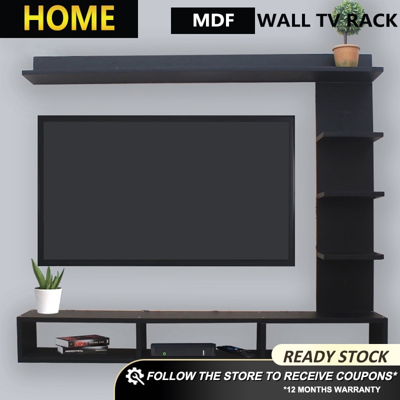 HOME FACTOR Wall TV cabinet wall mounted TV rack TV cabinet set(32-65inches)