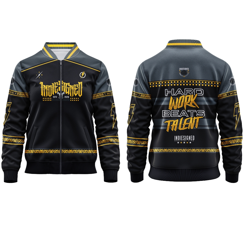 Varsity Sublimation Jacket Jersey Printed Long Sleeve Jackets New Design Concept - Image 6