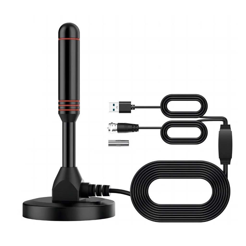 Hd Digital Indoor Amplified Tv Antenna 200 Miles Ultra Hdtv With Amplifier Vhf/uhf — view 6