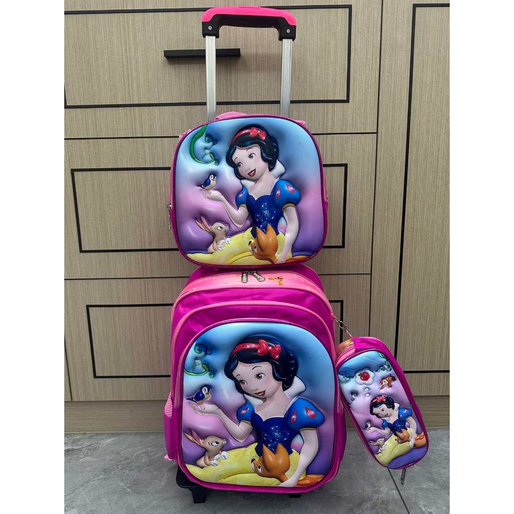 2026 NEW 16" 3D HIGH QUALITY  3IN1 TROLLEY BAG FOR KIDS BOYS WATERPROOF — view 6