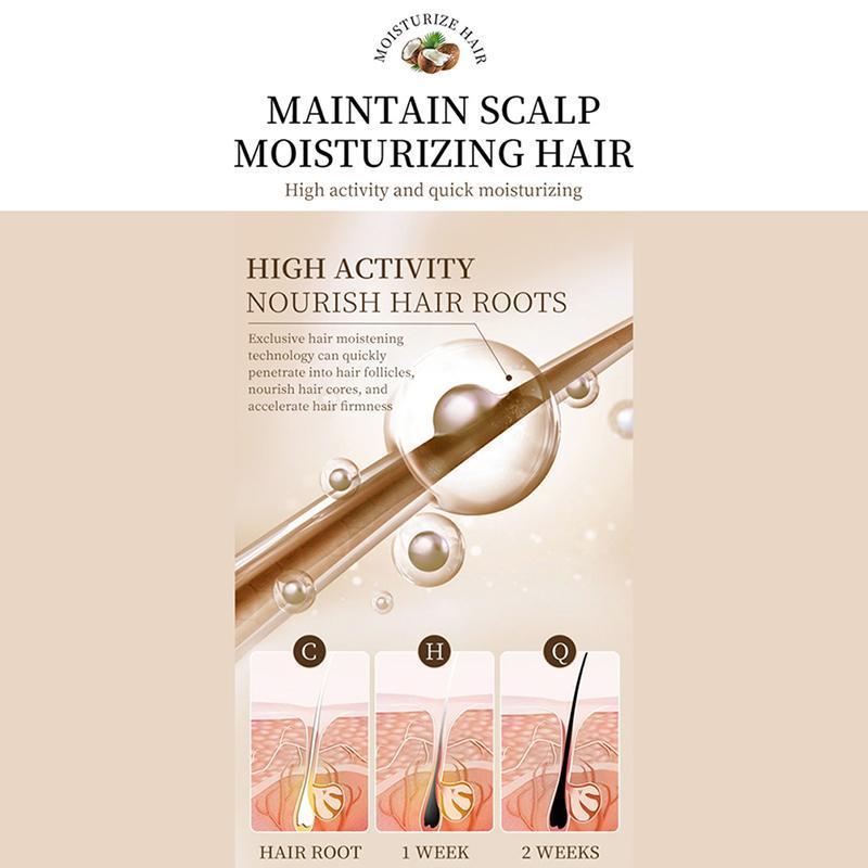 【BUY 1 TAKE 1】Coconut Oil Shampoo Hair Care Smooth Scalp Treatment Dandruff Coconut Oil Shower Gel - Image 3