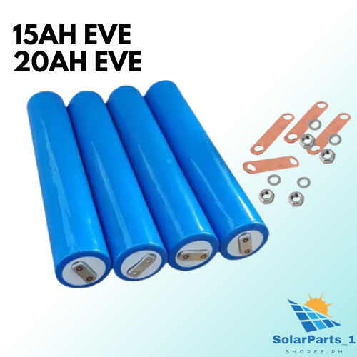4PCS BRANDNEW EVE 20AH / 15AH LIFEPO4 BATTERY CYLINDRICAL RECHARGEABLE-FREE SCREWS, BUSBAR & HOLDER — view 8