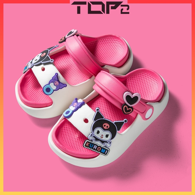 [TOP2] Kids Sandals Summer Kuromi Thick Soft Soles Anti-Slip Sandals for boys girls Toddler - Image 7