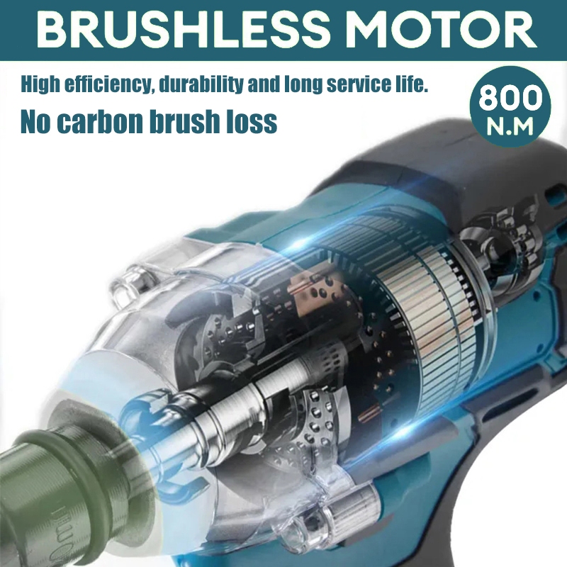 REAIM impact Wrench Cordless Heavy Duty Tools Set for Motorcycle — view 2