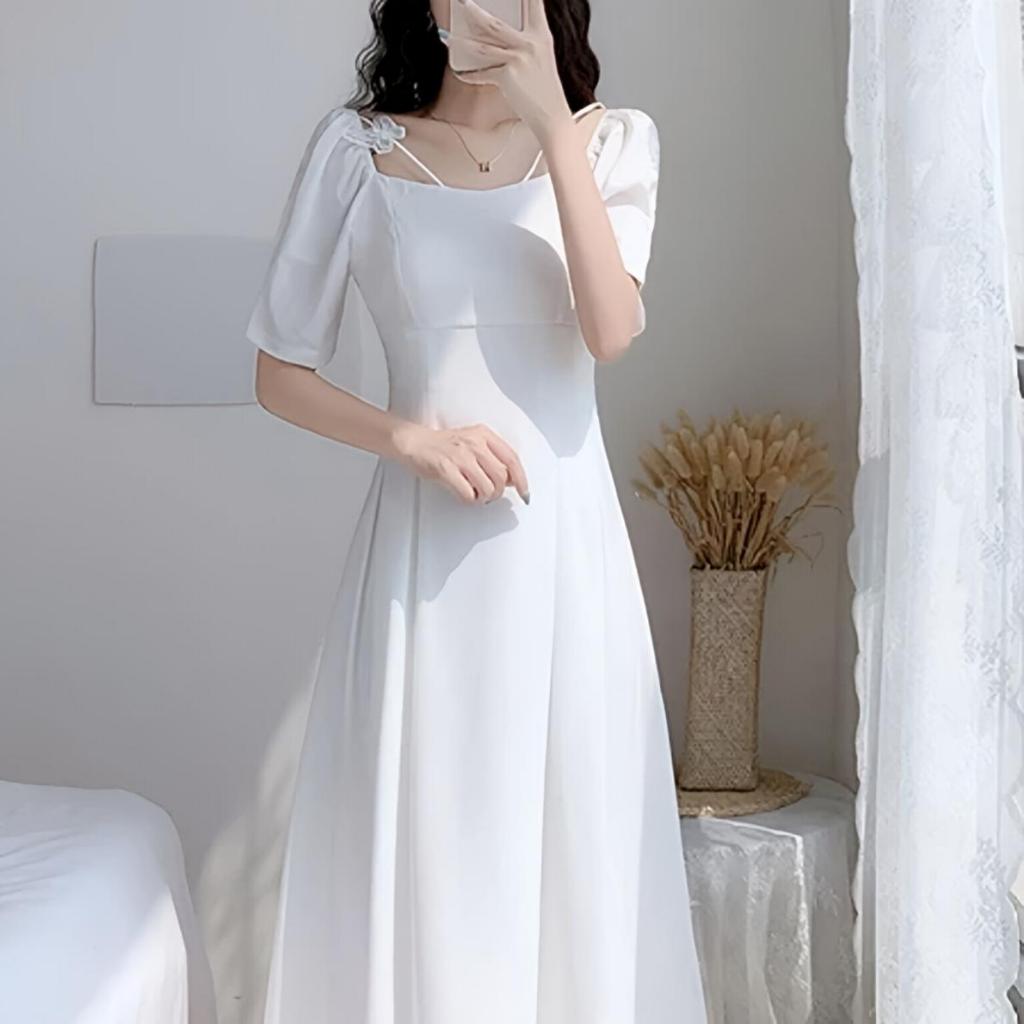 white with blue flowers dress Zapaka Women Flower Tiered Prom Bows A-Line Strapless Long Evening Dress, White Blue Flower / US2 Long & Short Pink Magnolia Boutique classy long dresses Size:7T - 8T