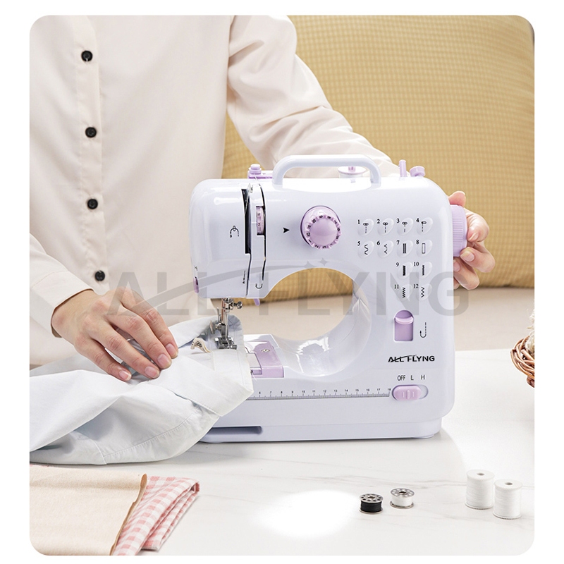 【ALL FLYING】Portable Sewing Machine Mini Electric Household 12 Stitches Sewing Machine Multifunction - Image 7