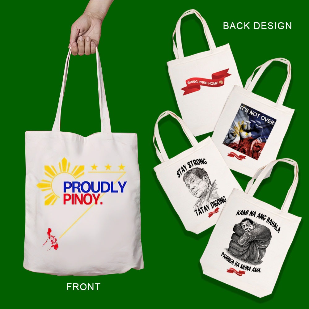 Proudly Pinoy Canvas Bag PRRD Graphic Print - Image 5