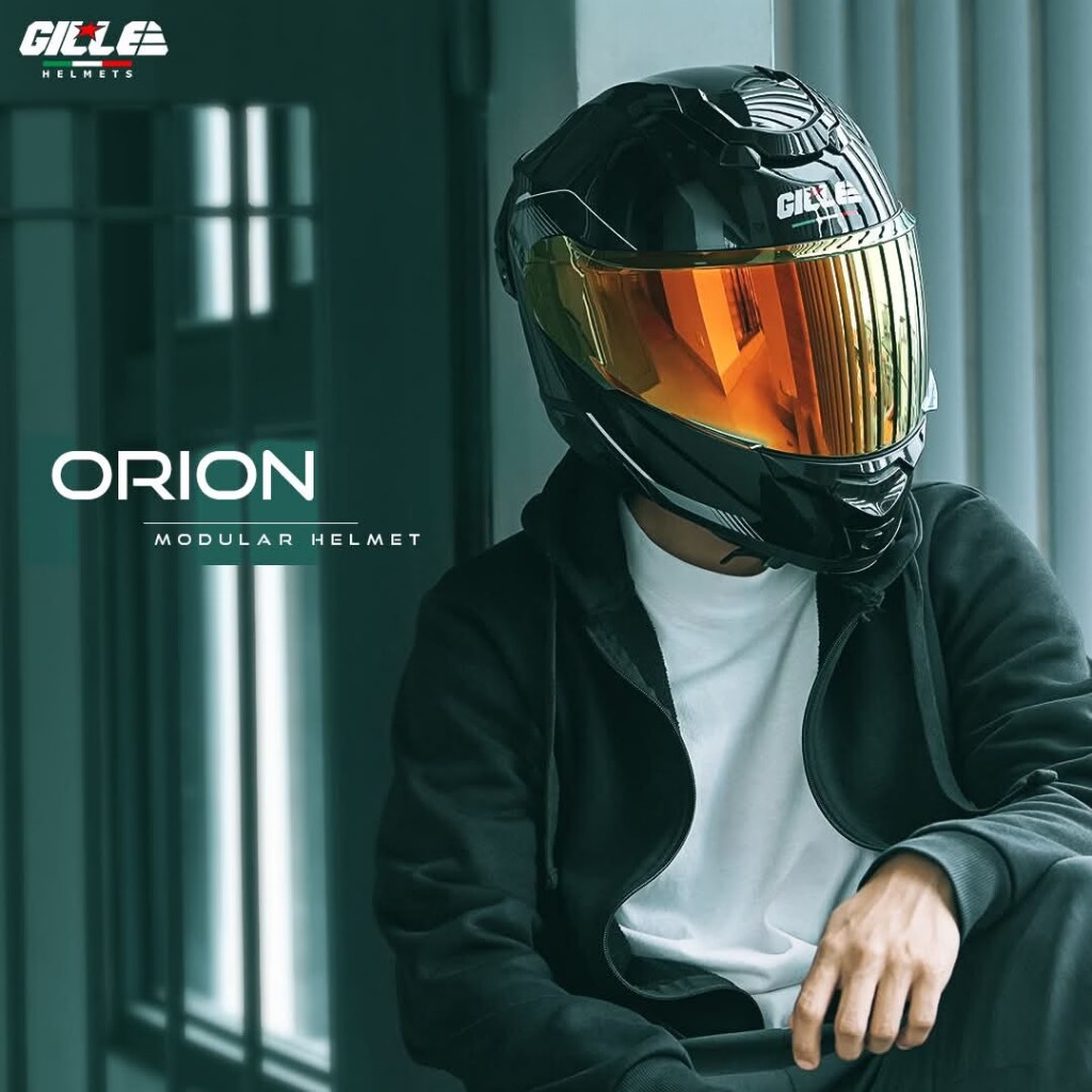 【GILLE】Modular Mech Style Streamline Shell Futuristic Riding Identity Helmet Full Face Dual Visor - Image 7