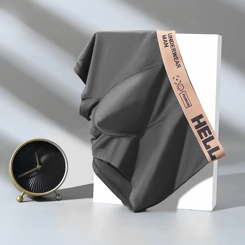 5 pcs set men fashion boxer briefs Boxer brief for men underwear breathable soft comfortable quick-d - Image 2