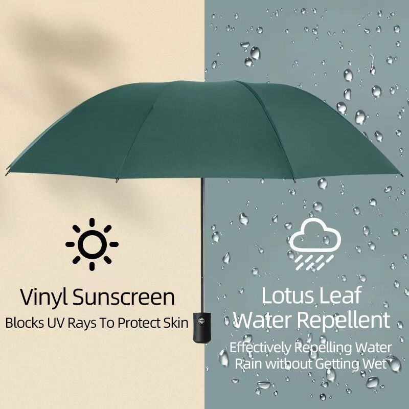 Automatic UV Umbrella Anti-Pressure Umbrella UV Sunscreen Folding Umbrella Sun/Rain payong - Image 2