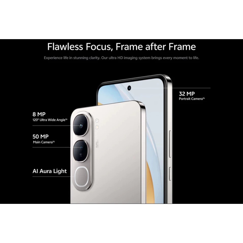 V40 LITE Smartphone 8GB+256GB 6.67″ AMOLED 120Hz RefreshRate I Snapdragon® 4 Gen 2 I 80WFlashCh - Image 3