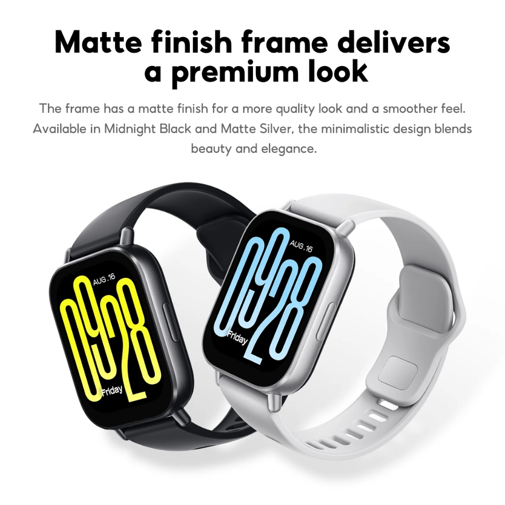 [1 Year Warranty] Xiaomi Redmi Watch 5 Active 2inch LCD Display Clear Calling 5ATM Alexa Built In - Image 4