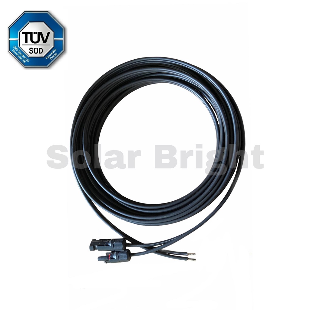 10 Meters 2.5mm2 Solar PV Cable With MC4 twin-core DC Power Solar cable with Ferrule End Crimped — view 8