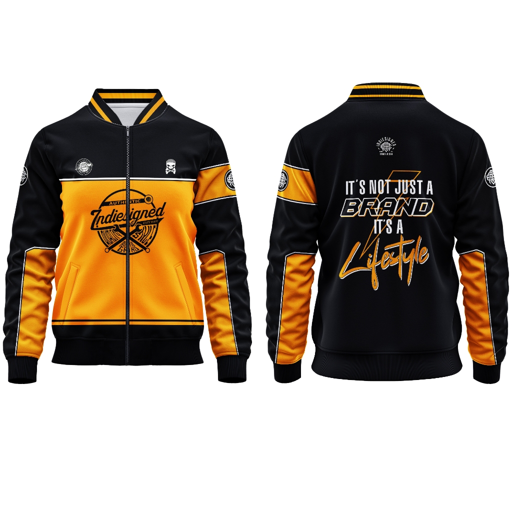 Varsity Sublimation Jacket Jersey Printed Long Sleeve Jackets New Design Concept - Image 4