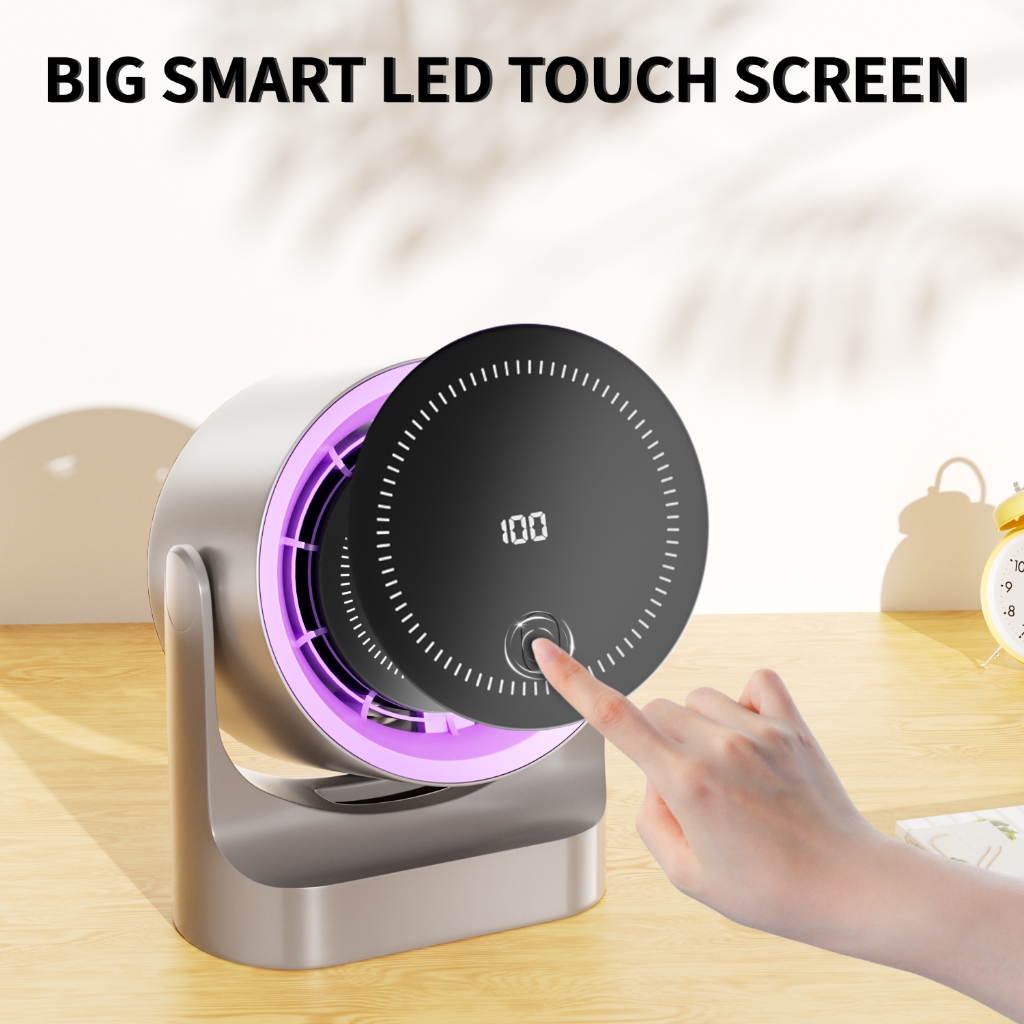 Dreepor Rechargeable Turbo Fan Small Electric Fan High Speed Desk Fan — view 8