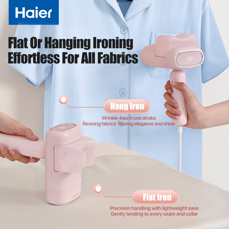 Haier Steamer Iron Handheld Garment Steamer Travel Steamer Iron for Clothes Portable - Image 5