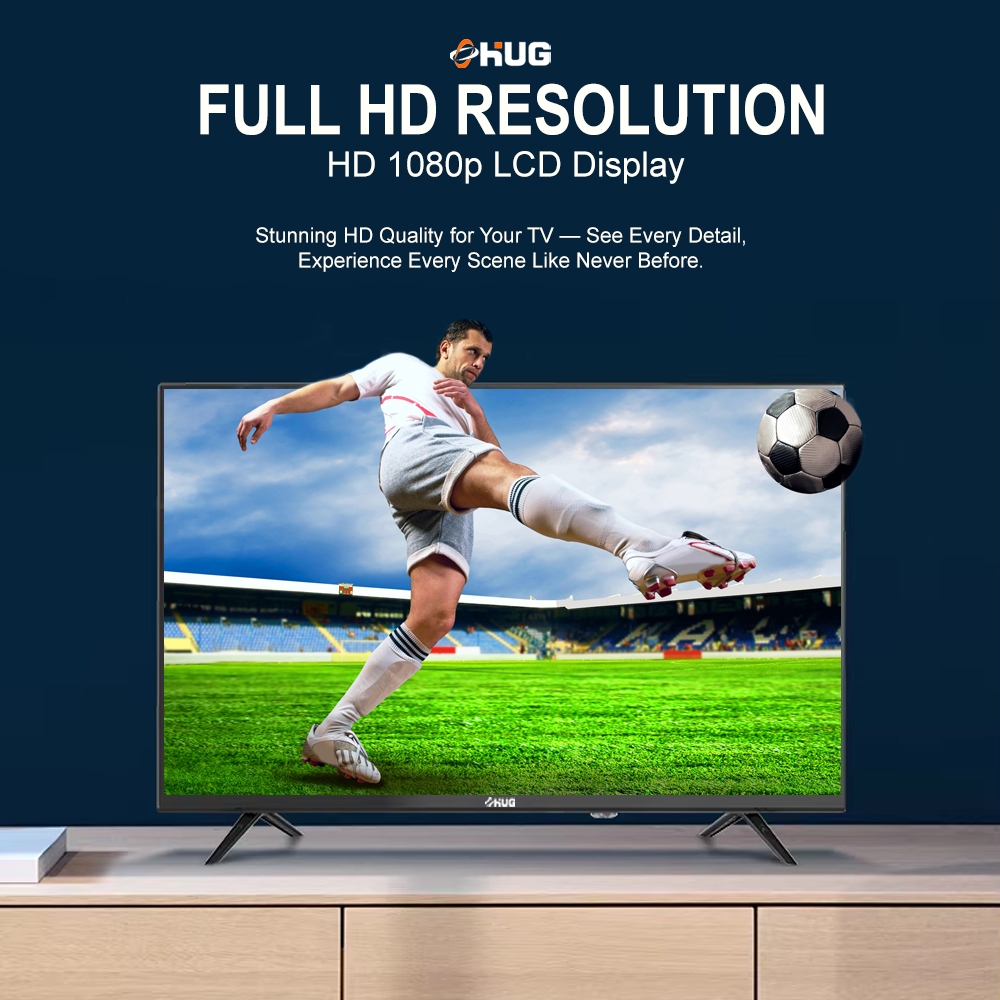 HUG 32 Inches Smart TV Android 15 Digital TV Netflix Youtube 1080p HD Resolution Frameless LT32 - Image 6