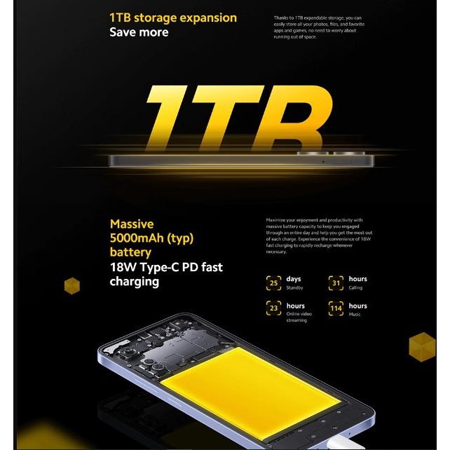 Poco C65 5G (8GB Ram + 256GB Rom) Helio G81-Ultra Processor Smartphone with 50MP Rear Camera - Image 8