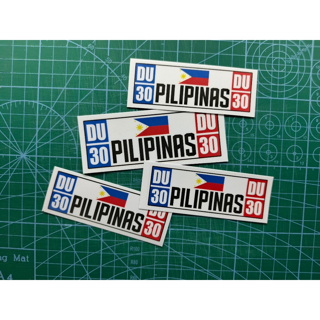 DU30 / BONG BONG Decal Sticker (plate style) - Waterproof, Vinyl, Outdoor, DUTERTE — view 2